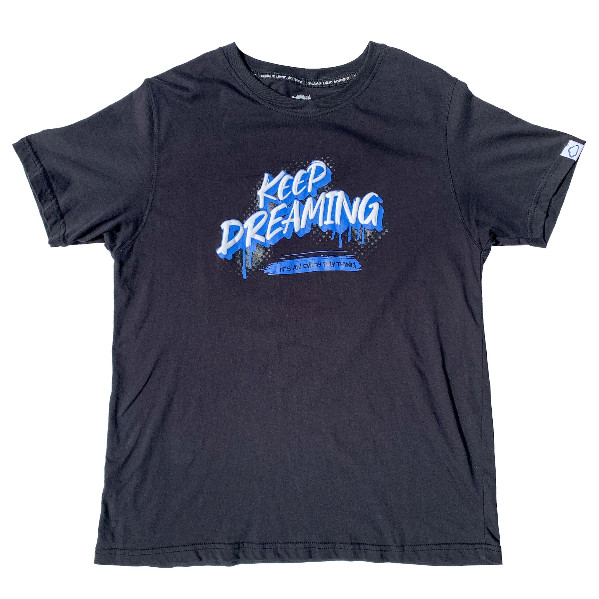 DOMENA DREAMS “KEEP DREAMING” TEE (BLACK)