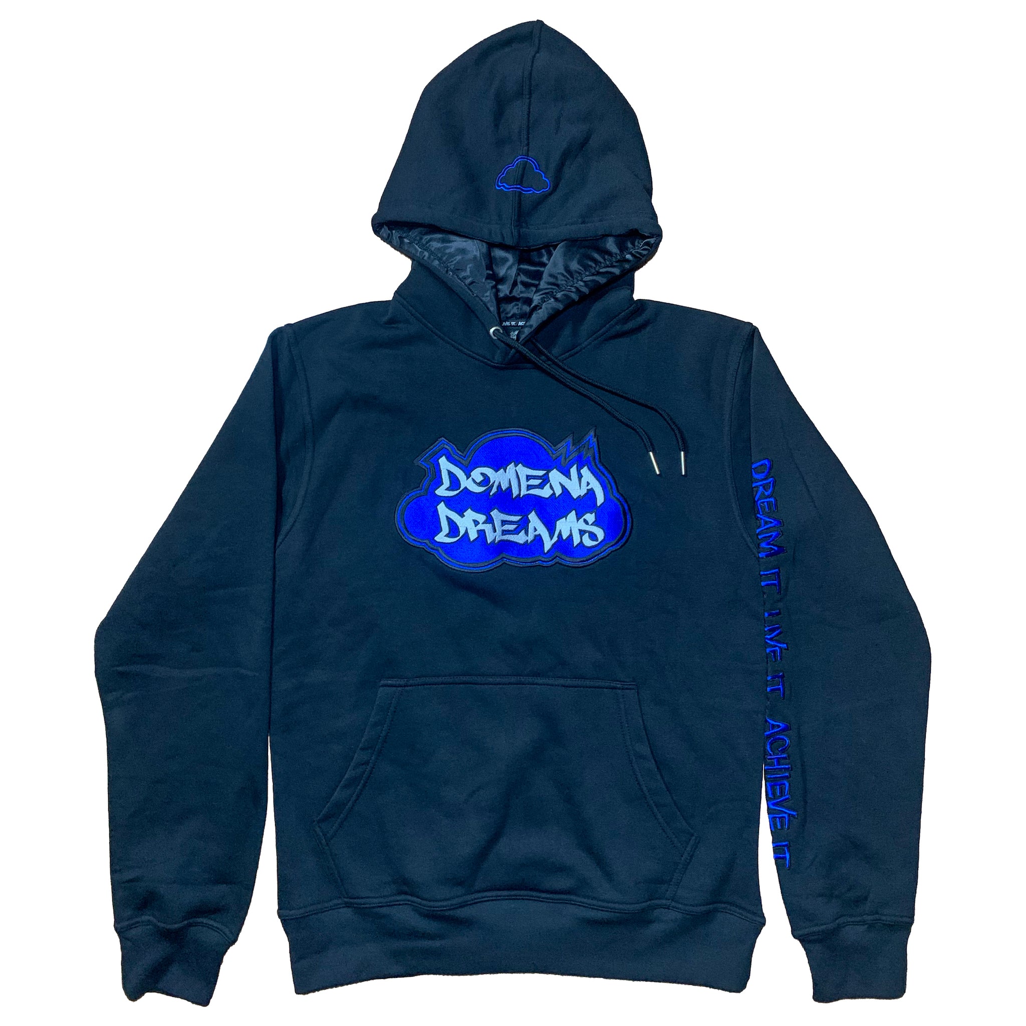 DOMENA DREAMS "CLASSIC" HOODIE (BLACK)